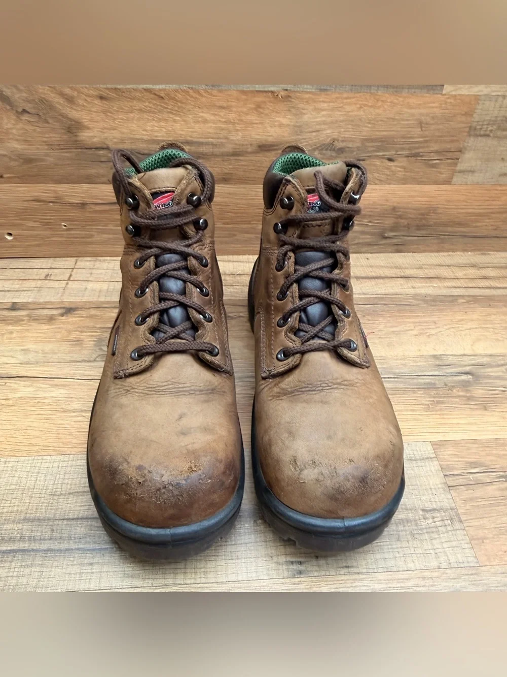 Red Wing 2240 King Toe Men’s size 9.5 Brown Leather Work Safety Boots